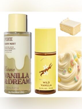 VS BBW Vanilla Dreamy Creme 2PC NEW